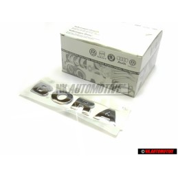 Genuine VW BORA Rear Trunk Boot Badge Emblem Chrome - 1J5853687 739