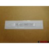 Genuine VW Boot Sticker 40 Years Golf - 5G0853279A