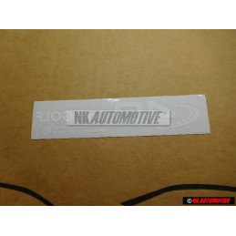 Genuine VW Boot Sticker 40 Years Golf - 5G0853279A