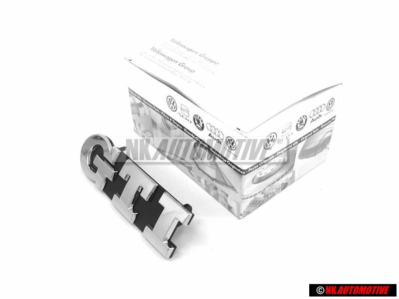 Genuine VW GTI Front Grill Badge Emblem Chrome - 5G0853679Q IDJ