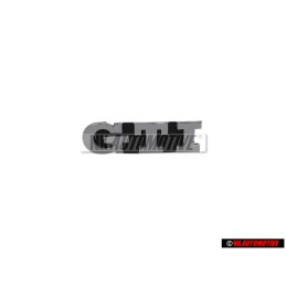 Genuine VW GTI Front Grill Badge Emblem Chrome - 5G0853679Q IDJ