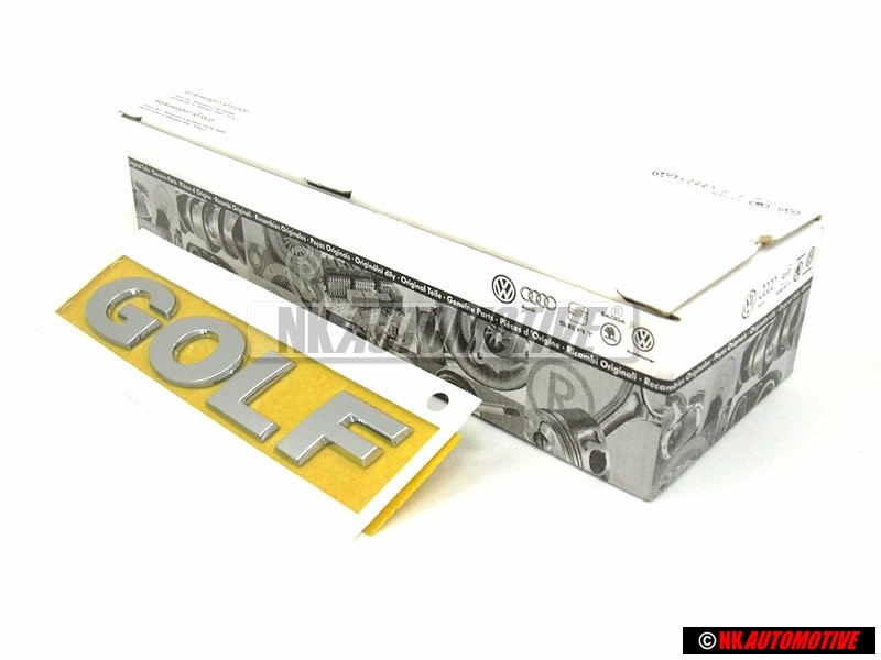Genuine VW GOLF Rear Boot badge Emblem Chrome - 5G0853687 2ZZ