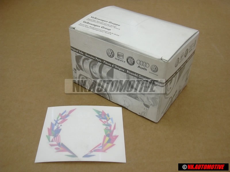 Genuine VW MANUFACTURERS WRC Rear Window Sticker Decal - 6C0853279B