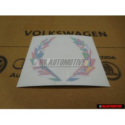 Genuine VW MANUFACTURERS WRC Rear Window Sticker Decal - 6C0853279B