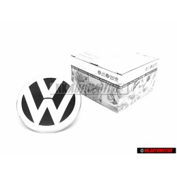 Genuine VW Rear Boot Badge Emblem Chrome - 6C0853617