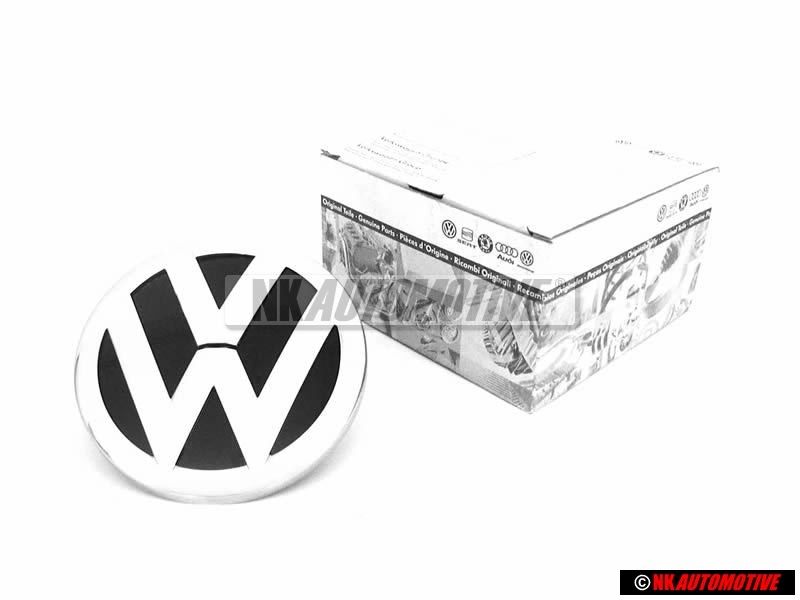 Genuine VW Rear Boot Badge Emblem Chrome - 6C0853617
