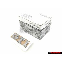 Genuine VW GTI Rear Boot Badge Emblem Chrome - 6R0853675E 739