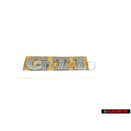 Genuine VW GTI Rear Boot Badge Emblem Chrome - 6R0853675E 739