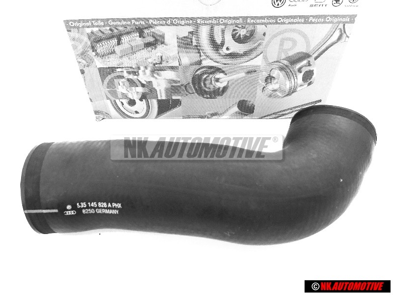 Genuine VW Pressure Hose Corrado - 535145828A Genuine VW Pressure Hose Corrado - 535145828A