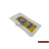 Genuine VW GT Rear Boot Badge Emblem Silver Blue - 6R0853675S AFL