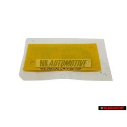 Genuine VW GT Rear Boot Badge Emblem Silver Blue - 6R0853675S AFL