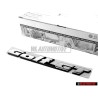 Genuine VW GOLF GT Rear Trunk Boot Badge Emblem Chrome - 1H6853687ACZ10