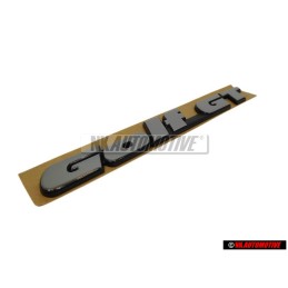 Genuine VW GOLF GT Rear Trunk Boot Badge Emblem Chrome - 1H6853687ACZ10
