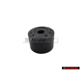 Genuine VW Cap Wheel Bolt Satin Black - 1K0601173A 9B9