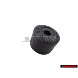 Genuine VW Cap Wheel Bolt Satin Black - 1K0601173A 9B9