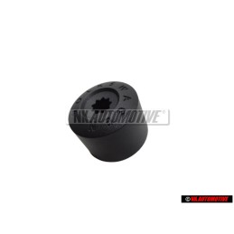 Genuine VW Cap Wheel Bolt Satin Black - 1K0601173A 9B9