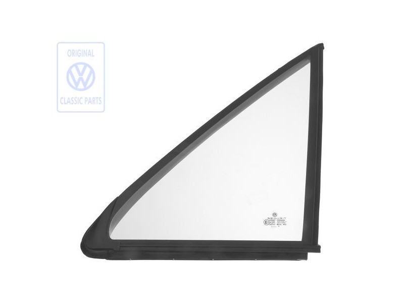 Genuine VW Fixed Door Window With Seal - 191845241A