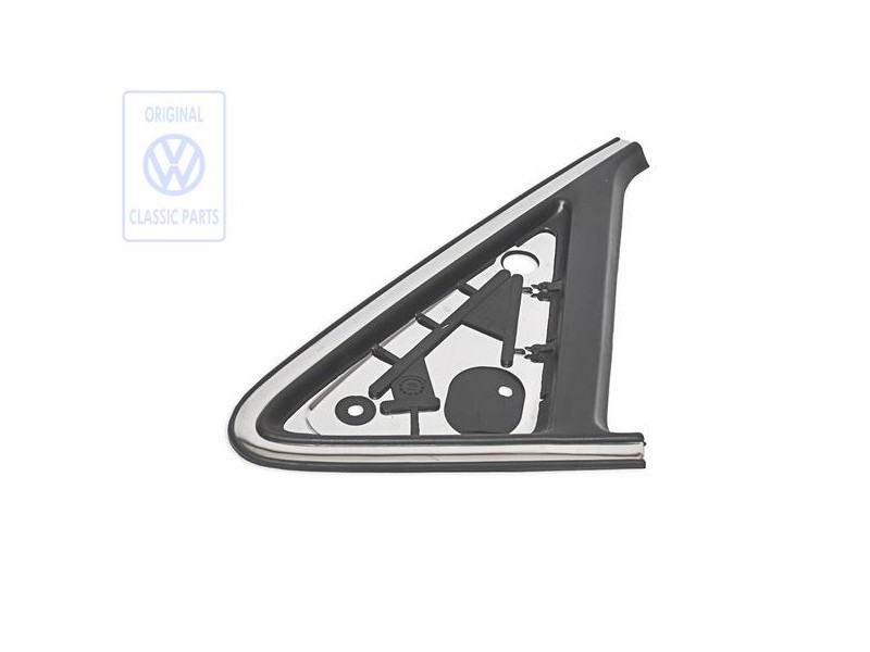 Genuine VW Corner Section Moulding For Door Window - 191853219A