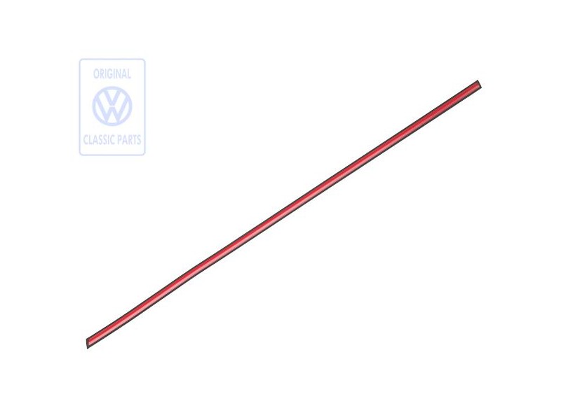 Genuine VW Trim For Side Part Mars Red - 191853431E QS2