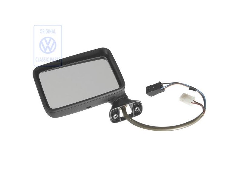 Genuine VW Exterior Mirror (Flat) (Electric Adjustment And Heated) - 191857501B