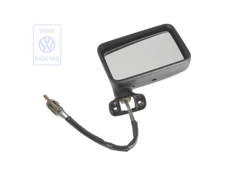 Genuine VW Exterior Mirror (Convex) (Adjustable From Inside) - 191857502C