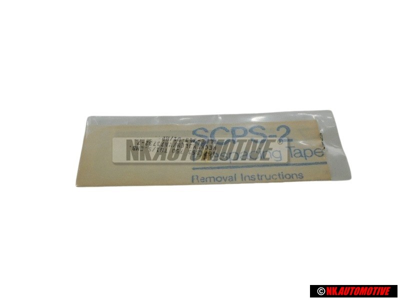 Genuine VW Film Lettering Satin Black/Titanium Silver - Dark - 165853750B TB1