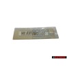 Genuine VW Film Lettering Satin Black/Titanium Silver - Dark - 165853750B TB1