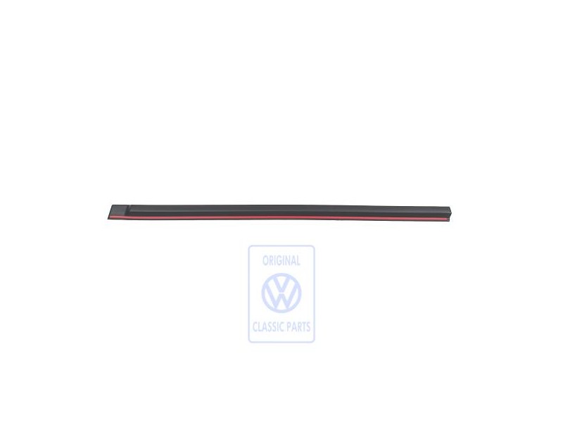 Genuine VW Protective Strip For Door Satin Black/Mars Red - 167853516 QS2