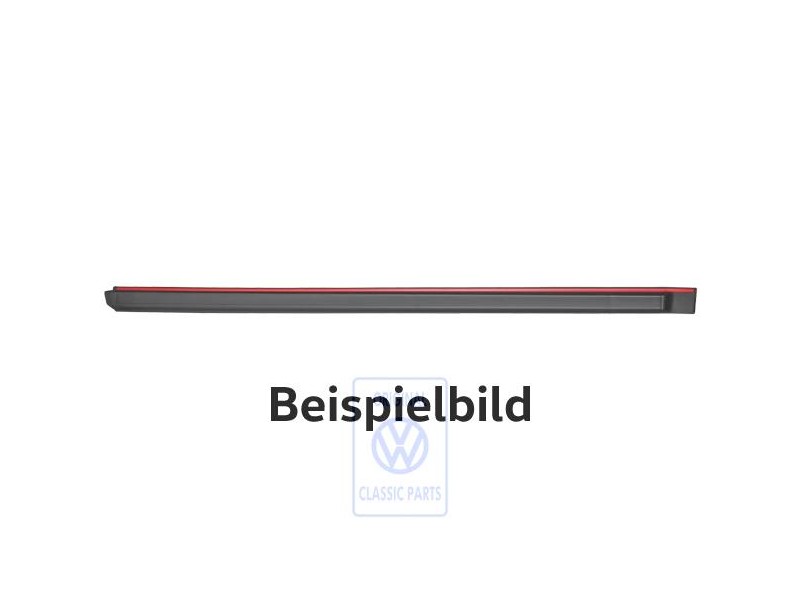 Genuine VW Protective Strip For Door Satin Black/Mars Red - 167853753 QS2