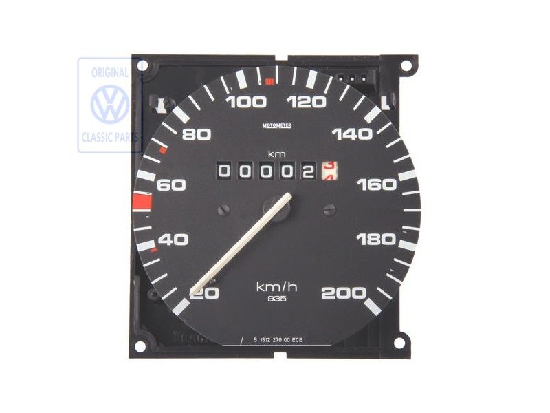 Genuine VW Speedometer Without Kilometre Trip Recorder - 191957031