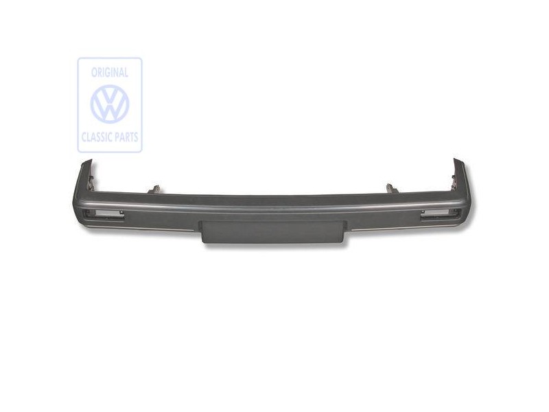 Genuine VW Bumper With Bracket And Cover Graphite - 165807103A GD6