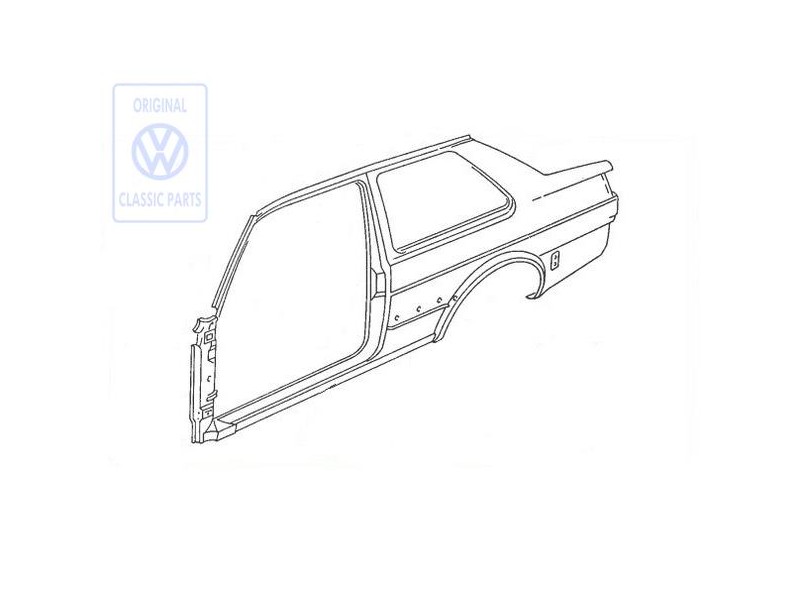 Genuine VW Side Part - 165809605B