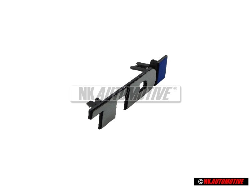 Genuine VW TDI Front Grill Badge Emblem Chrome Blue - 701853679A HCE