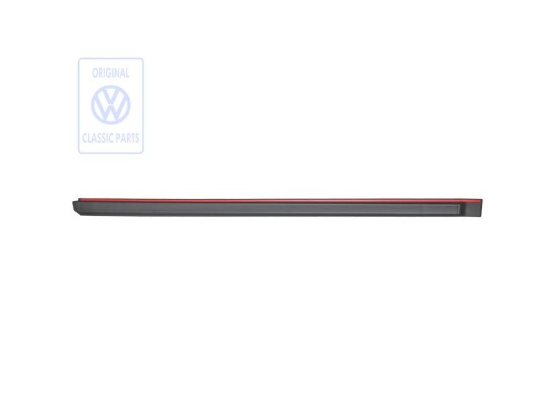Genuine VW Protective Strip For Door Satin Black/Mars Red - 165853516 QS2