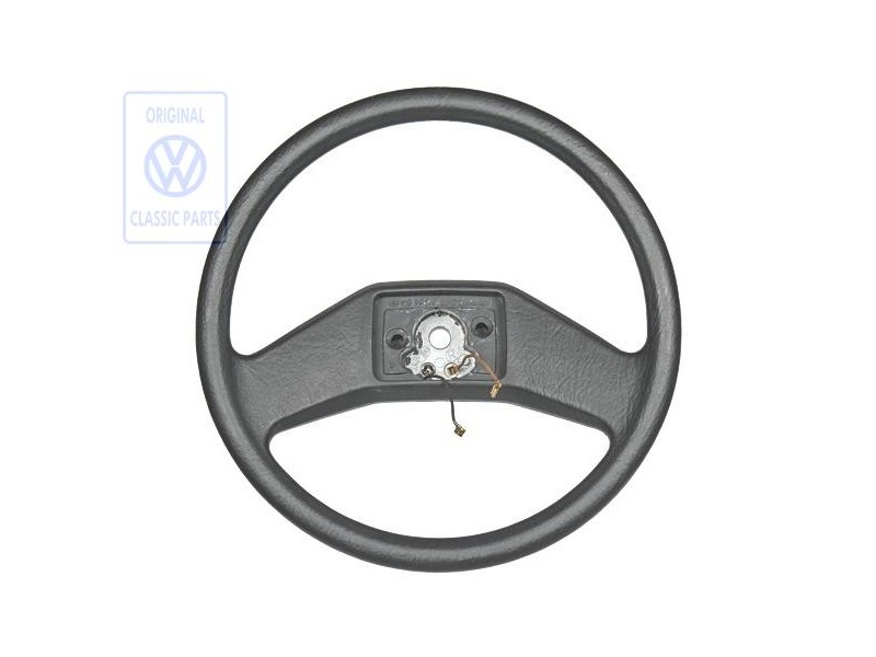 Genuine VW Steering Wheel Satin Black - 191419091A 01C