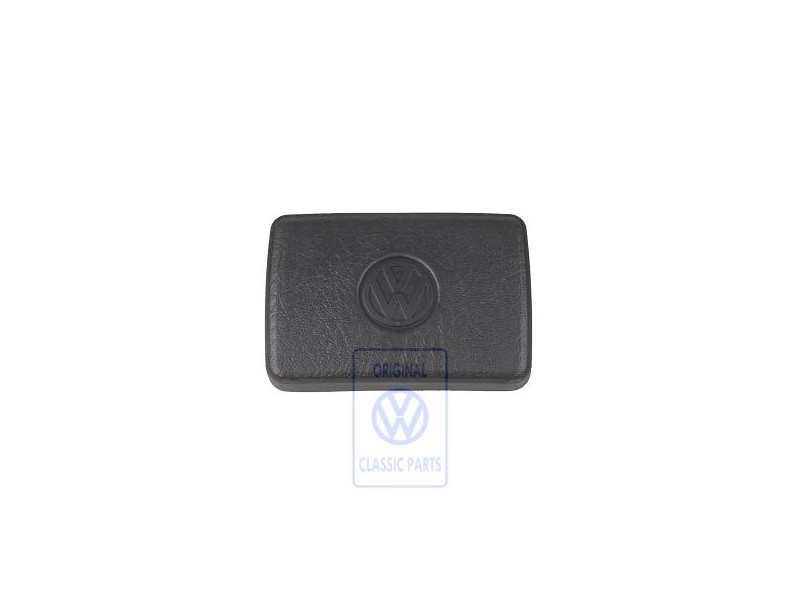 Genuine VW Cover Cap For Steering Wheel Satin Black - 191419669 01C