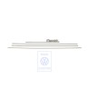 Genuine VW Trim Strip For Fender, Door, Side Panel Silver Dark - 193898525C 3ZZ