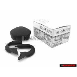 Genuine VW Safety Belt Cover Cap Trim Black - 1J0858189C B41