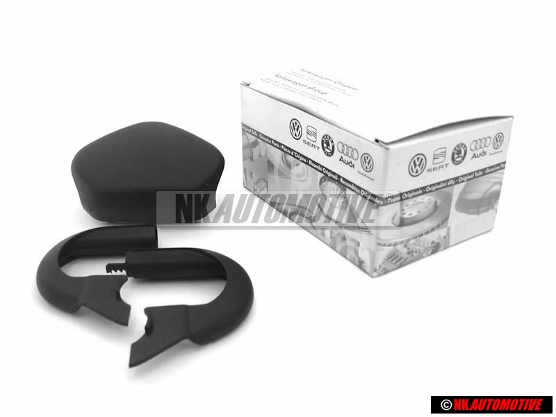 Genuine VW Safety Belt Cover Cap Trim Black - 1J0858189C B41