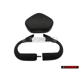Genuine VW Safety Belt Cover Cap Trim Black - 1J0858189C B41
