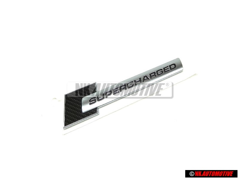 Genuine Audi SUPERCHARGED Front Fender Side Badge Emblem - 4F0853601