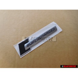 Genuine Audi SUPERCHARGED Front Fender Side Badge Emblem - 4F0853601