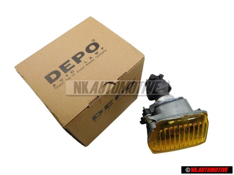 DEPO Halogen Fog Lamp Yellow Light - 441-2004L-UE-Y