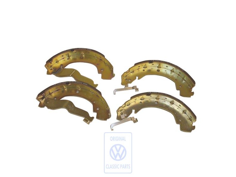 Genuine VW 1 Set: Brake Shoes With Linings - 701698525B