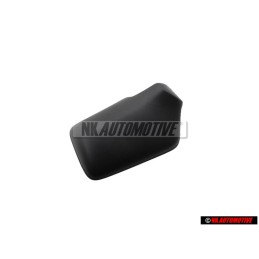 Genuine VW Mirror Cap Satin Black - 1H0857537C 01C
