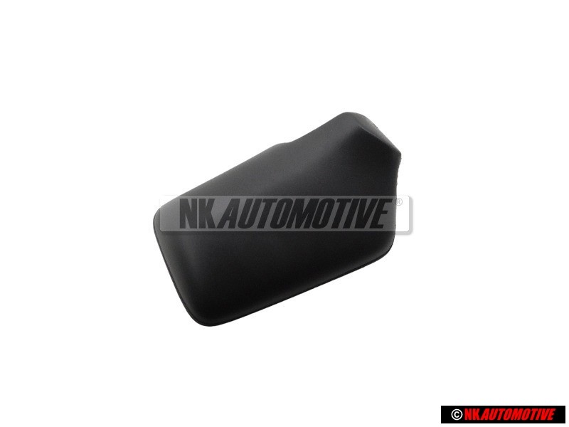 Genuine VW Mirror Cap Satin Black - 1H0857537C 01C