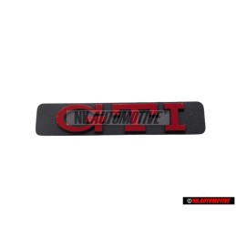 Genuine VW GTI Side Badge Emblem Red - 1H6853714C QN5