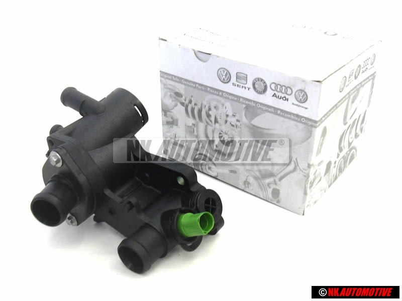 Genuine VW Coolant Regulator Thermostat Housing - 032121111BB