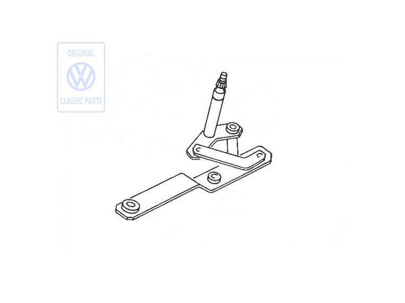 Genuine VW Wiper Shaft With Linkage - 531955721