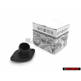 Genuine VW Thermostat Housing Cover Flange Pipe Union - 032121121J